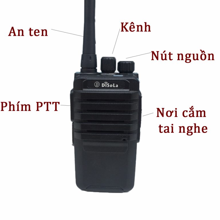 hướng dẫn cách sử dụng bộ đàm